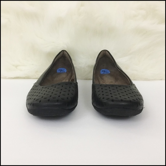 NWOB Natural Soul By Naturalizer Black Slip On Flat - Picture 3 of 8